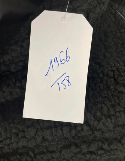 💖 manteau long noir très épais effet mouton pilou chaud grande taille 58 oversize tendance 💖