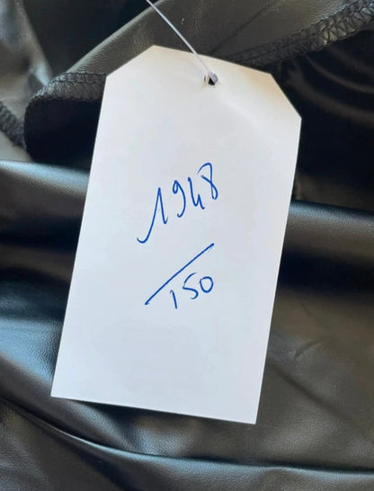 💖 veste noire effet cuir zippée grande taille 50 chic tendance mi-saison 💖