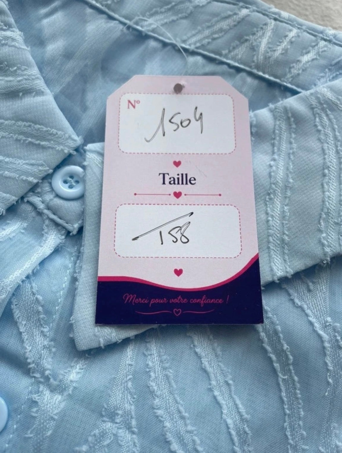 💖 blouse chemise bleu ciel transparente texturée grande taille 58 manches longues chic 💖